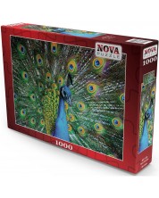 Пъзел Nova puzzle от 1000 части - Паун
